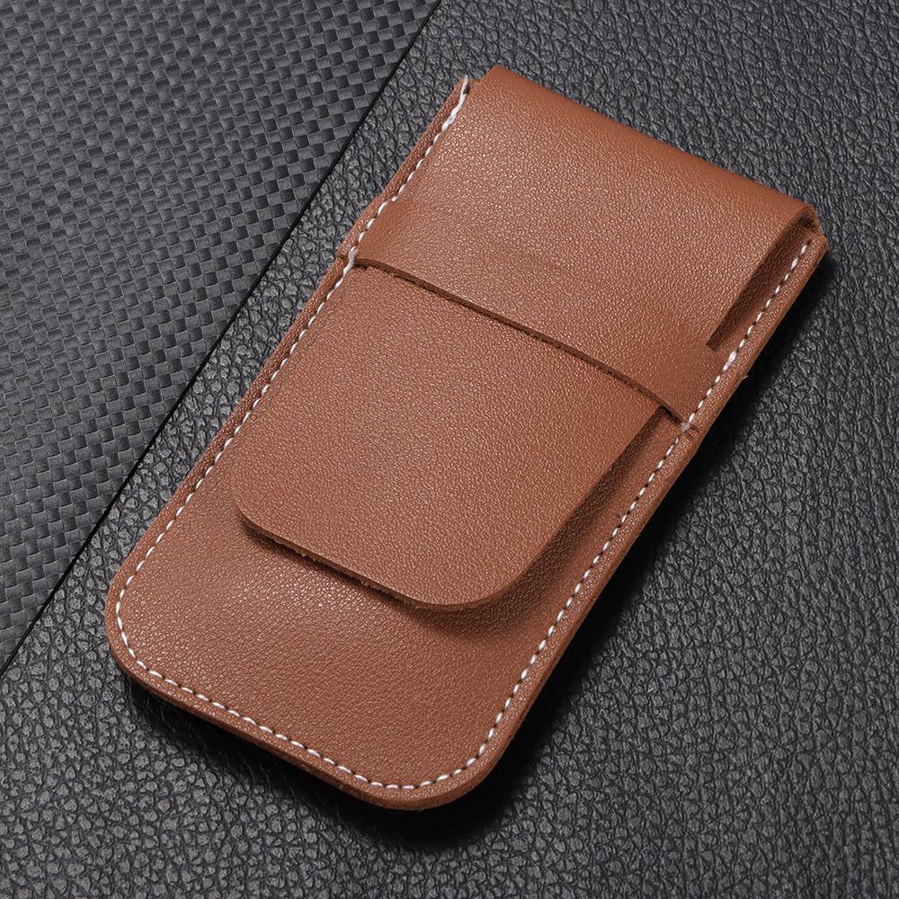 

Leather Watch Bag Organizer Watch Accessories Anti-Dust Gift Bag Black Suede Stitching Bags for Jewelry Watch Storage Gift Bags 1 slots хакі