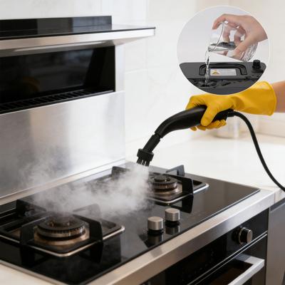 Steam Cleaner Rapid Heating Multifunctional Nozzles with Temperature Control Anti-Scald Protection Large