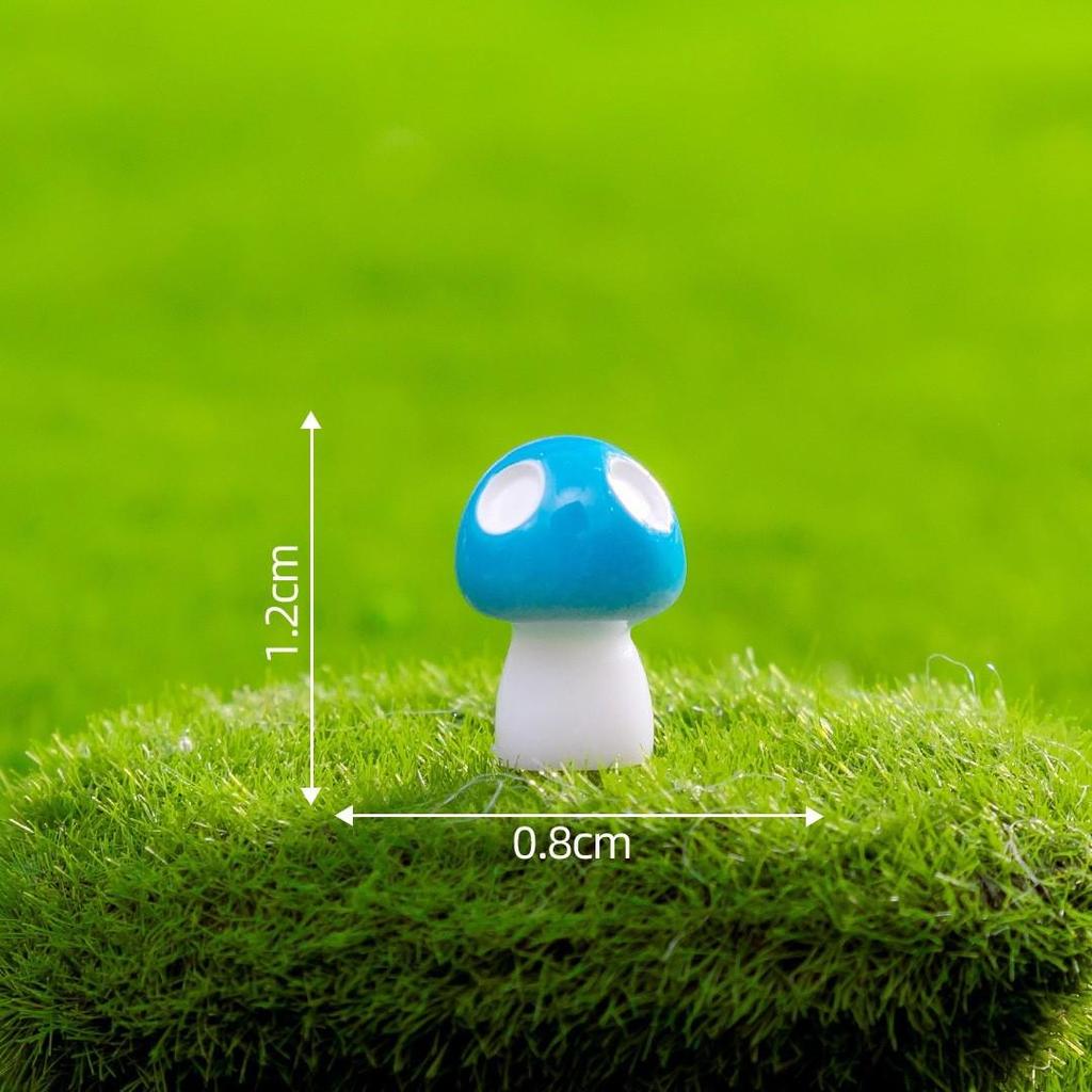 Creative Micro Landscape Colored Mushroom Ornaments for DIY Gardening