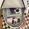 Schoolbag Female College Student Simple High School Student Junior High School Student Boys Alphabet Backpack 2025 New Japanese Backpack