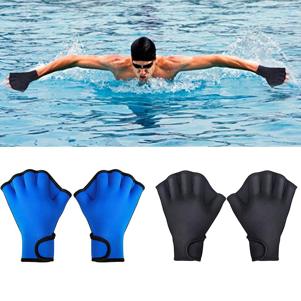 Natation Accessoires 1 Paire Gants De Natation Palmés Silicone - Taille S/M/L - Entraînement Aquatique - Hommes, Femmes, Enfants Natation Débutants