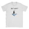 Unisex TShirt Nihilist Penguin But Why Meme Vintage Pure Cotton Tee Shirt Short Sleeve  T Shirts Round Collar Clothes 4XL 5XL
