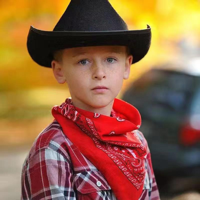 

Западная ковбойская шляпа от солнца для детей и взрослых - Фотошляпа для путешествий по степям Синьцзяна, Сычуани и Тибета Small (54-56cm)