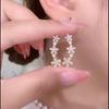 2025 Trendy Floral Patchwork Stud Earrings - High-End, Versatile Design for Women