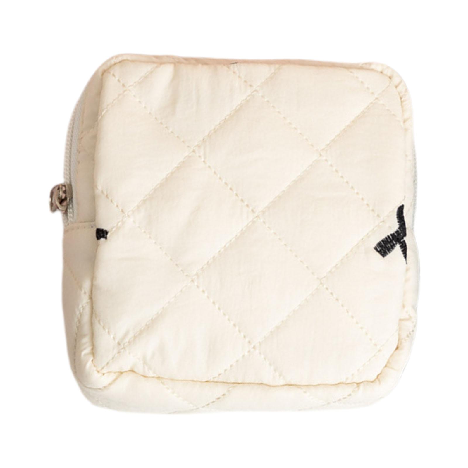 

Sanitary Pad Holder Butterfly Knot Tampon Organizer Convenient and Fashionable Storage Solution for Feminine Products бежевый