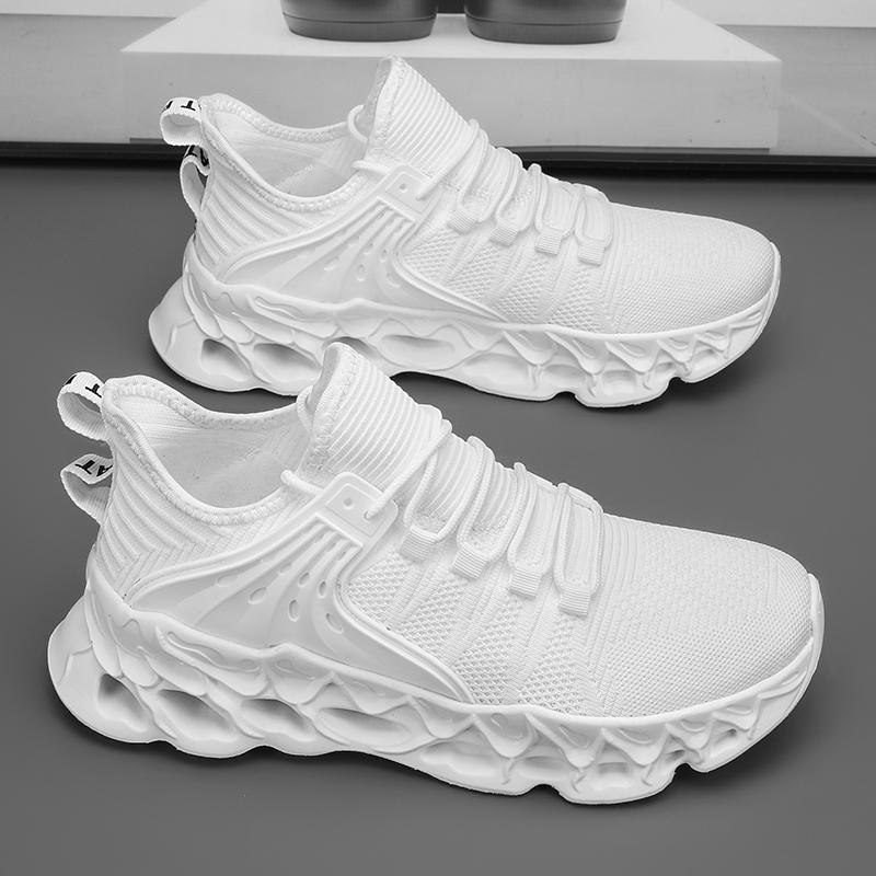 

MAEDEF Men Running Shoes Breathable Mesh Sneakers Non Slip Lightweight Sports Shoes For Outdoor Walking Casual Athletic Footwear 39 белый