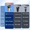 USB Car Charger 300W Dual Port Super Fast Charging Adapter with Voltage Monitor LED Light for Samsung Oneplus Huawei OPPO iPhone