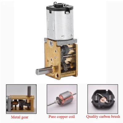 3V 6V 12V Mini Gear Motor Micro Worm Gear Reducer Brush 1218GE‑N20 High Torque Motore DC Electric Motor