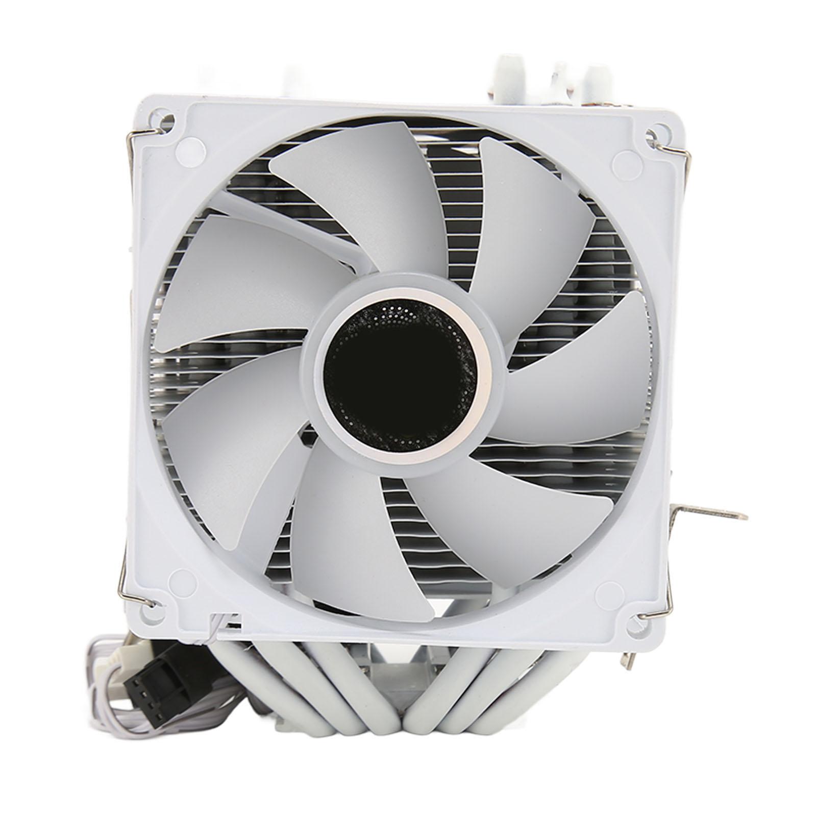 

Вентилятор охлаждения процессора RGB с 6 тепловыми трубками, тихий 3-контактный RGB-кулер для процессора Intel 775 1150 1151 1155 1156