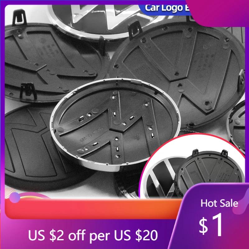 Ventilstammar Kapsyler Nya Volkswagen VW Navkapslar 1 st 139 mm 110 mm 5H0853601D VW Bil Logotyp Emblem Motorhuv Fram Och Bak Baklucka Rea