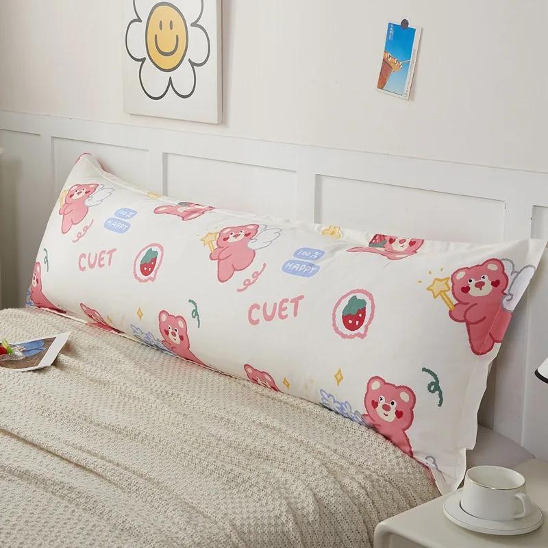 Bedding Pillow Covers Cartoon Dinosaur Body Pillow Cover for Boys Girls Cotton Long Pillowcase Decorative Cushion for Bedroom