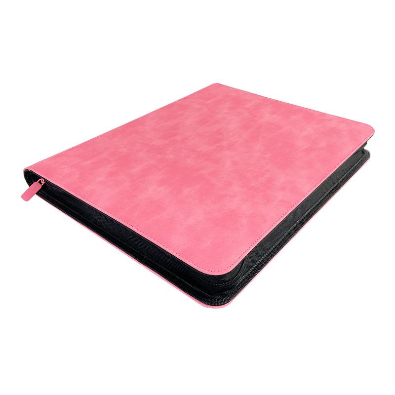 252-Card Large Capacity Hard Album: 9-Pocket Toploader Transparent Pokemon Card Storage.
