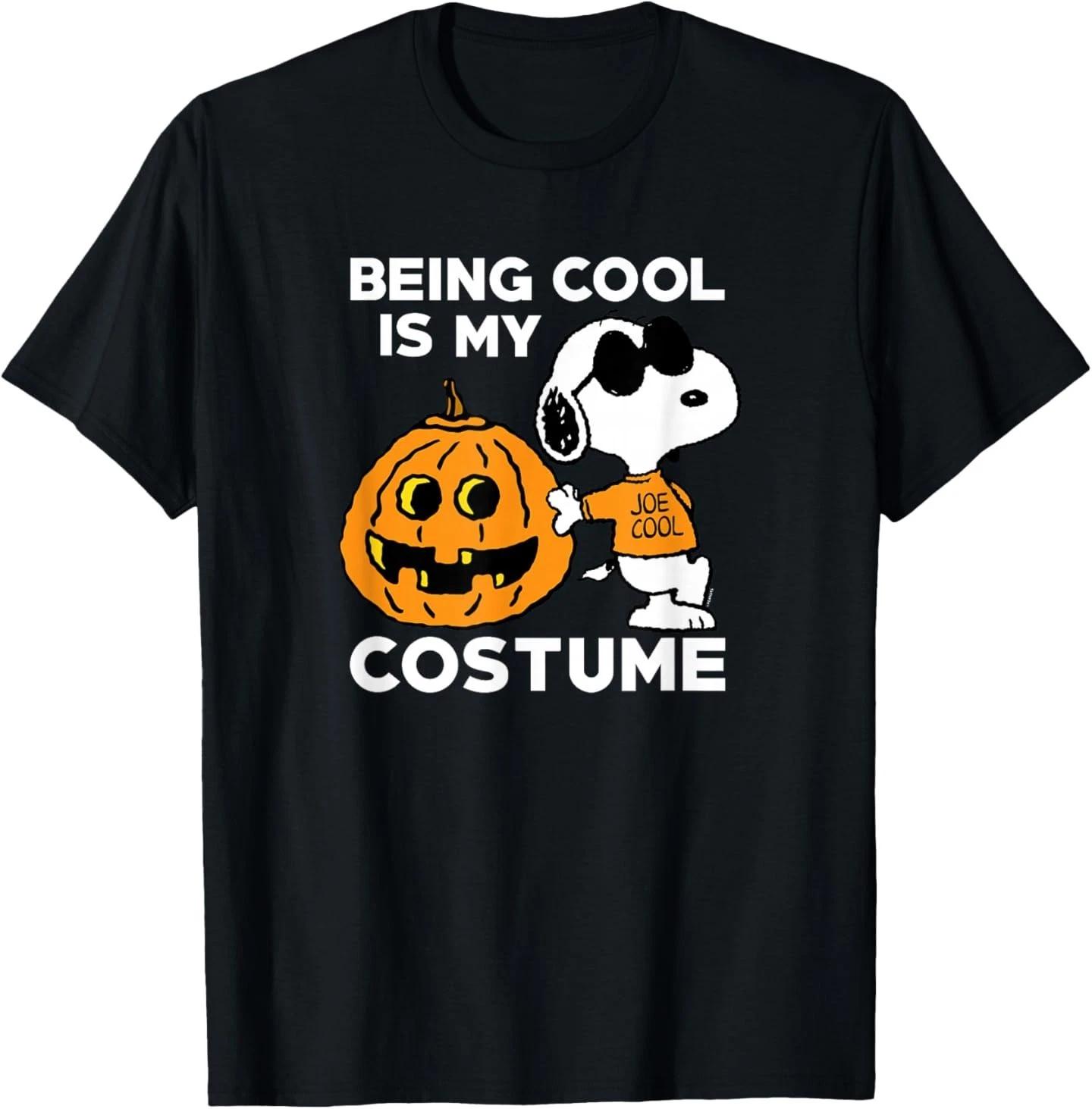 Peanuts Snoopy Cool Halloween Costume T- Shirt S