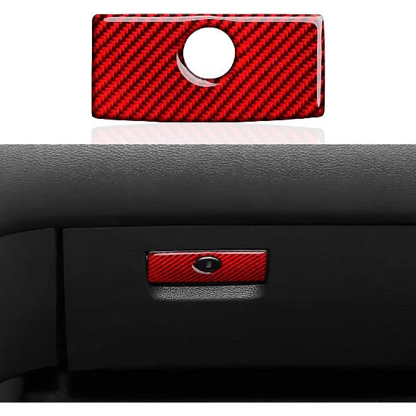 Car Sticker Carbon Fiber Center Console Gear Shift Indicator Panel Cover Trim for Ford Ranger XLT Lariat XL      Decal Accessories Red