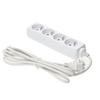 Home extension cord 4x2P+Z 3 white