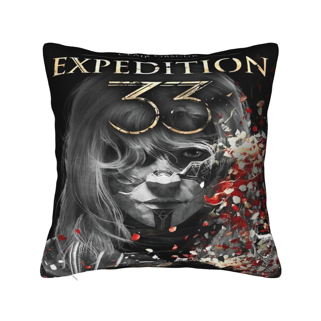 Clair Obscur Expedition 33 Pillowcases Tomorrow Comes Cute Funny Pillow Case For Sofa Home Decoration Graphic Pillow Cover