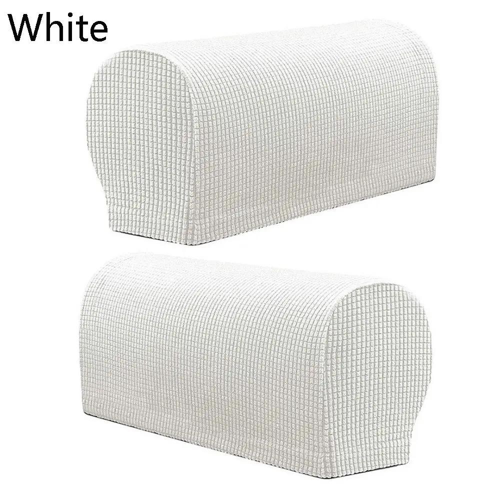2PCS/SET Sofa Armrest Covers Fleece Premium Armrest Covers Stretchy Chair Sofa Couch Arm Protector Stretch To Fit