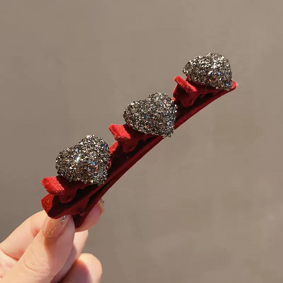 

Molans Мода Круглый Страз Плетеный Флок Заколка для Волос Ободок для Волос Зажим для Секущихся Волос Женский Фиксированный Ободок Ленивые Аксессуары для Волос