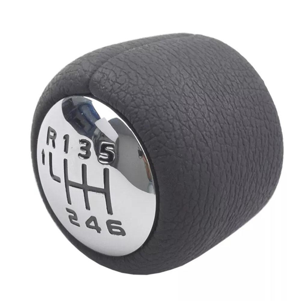 Car Interior Knob As Shown In The Figure 6 Speed Shift Knob ABS And Leather Material Compatible With 508 Models 2010-2018