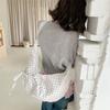 Lightweight Polka Dot Nylon Crossbody Bag Ballet Style Canvas Dumpling Bag  Spring Summer