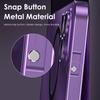 Fashion Metal Frame Phone Case For iPhone Air 13 14 15 16 17 18 Pro Max Plus  Aluminum PC Back Panel  Cover For Apple 18 Promax