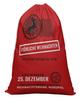 Printtoo 2 Pcs Large Santa Sacks With Drawstring Canvas Xmas Gifts Bags For Kids Christmas 27x20 Inch