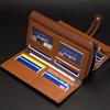 Baellerry Men's Multi-functional European & American Clutch: Long Handheld Wallet with Large Capacity