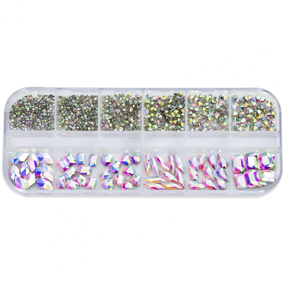 3d Nail Art Rhinestones Nail Art Accessories Exquisite 3d Nail Art Sparkling Rhinestones Charms for Stunning Diy Nail for Women