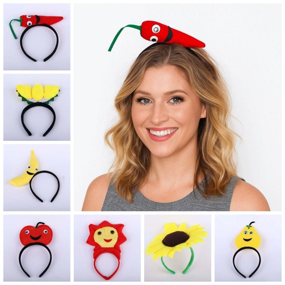 Nutrition Month Creative Headband for Harvest Festival Celebration Performance Headwear Halloween