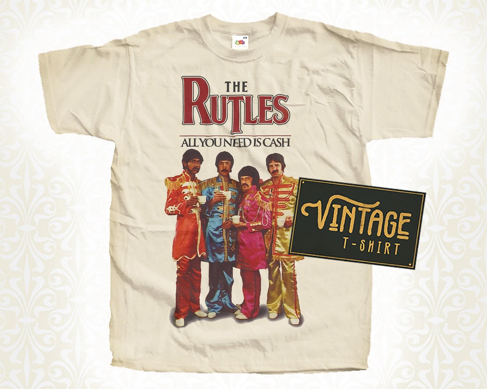The Rutles V1 T-Shirt Vintage Natural color Men s T-Shirt DTG Digital Print SIZES S M L XL 2XL 3XL 4XL 5XL L