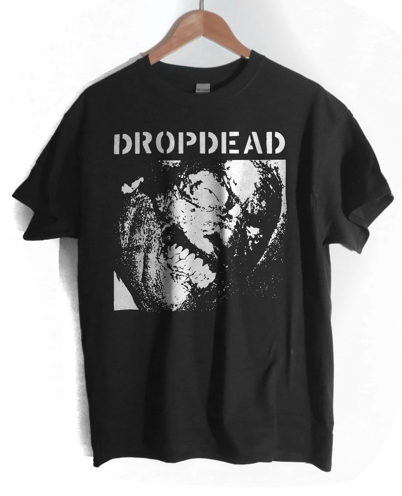 Drop Dead band t T-Shirt US punk hardcore rhode island crust grindcore 4XL