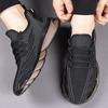 Black Shoes Men's Summer Thin Fly-woven Mesh Casual Sports Trendy Shoes Breathable Wenzhou Coconut Men's Shoes