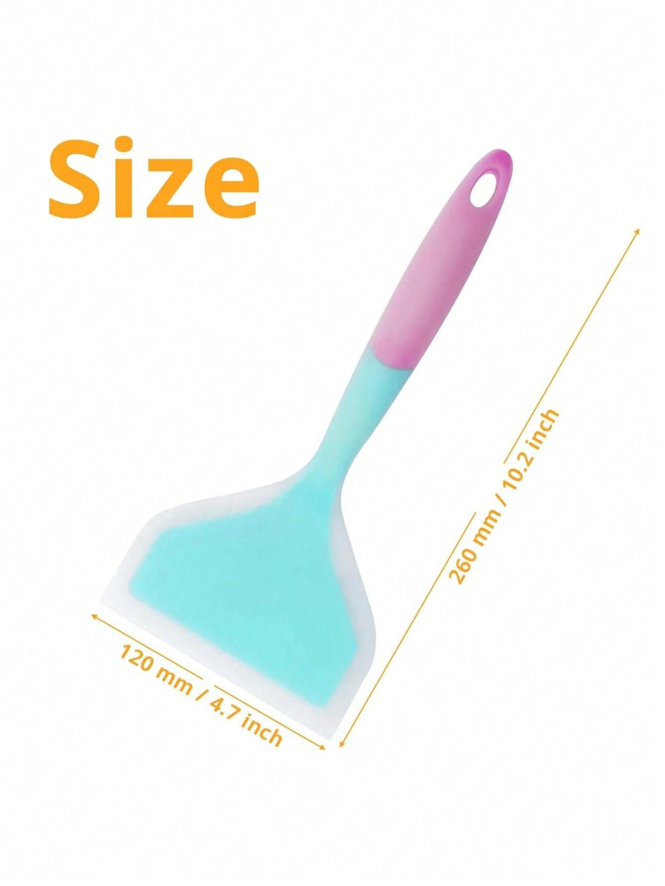 

1/3 шт. Силиконовая лопатка, кухонная утварь, говядина, мясо, яйца, кухонный скребок, широкая лопатка для пиццы, инструменты для приготовления пищи, антипригарная лопатка
