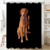 Golden Retriever Shower Curtain Dog Breed Pattern Bathroom Decor Pet Lover Gift Home Decor Waterproof Fabric Washable Wall Art