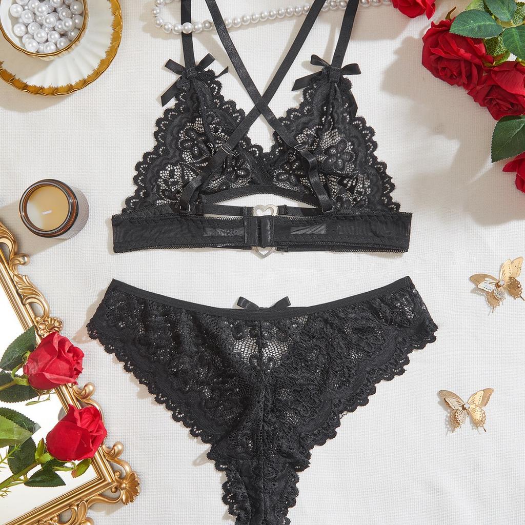 Sexy Lingerie Summer European and American Hot Lace Underwear Set