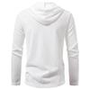 Men's Lace-Up Hooded Textured Sweatshirt Casual Pullover for Men Autumn Winter Warm Fashion Multi-Color Long Sleeve Male Top