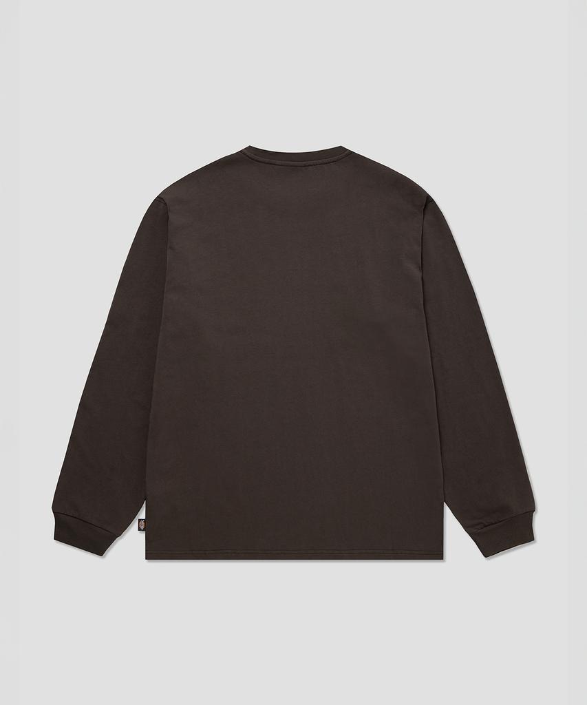DICKIES Tree Logo Long Sleeve Brown