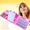 176PCS Colored Pencil Artist Kit Set Painting Crayon Marker Pen Brush Drawing Tools Set Kindergarten Supplies For Gift