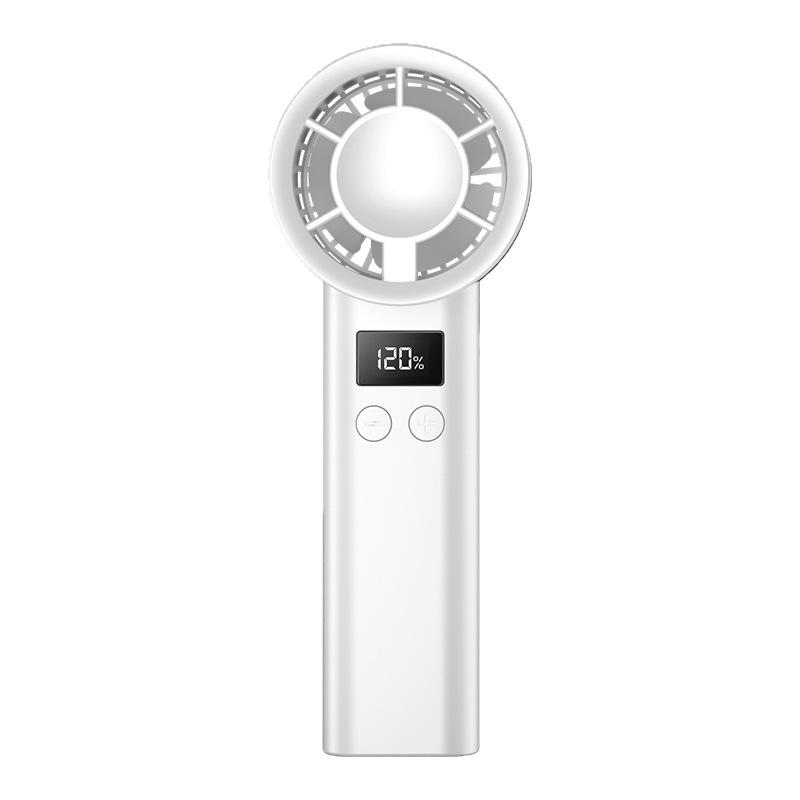 New Mini Portable Handheld Fan 120 Speed Portable Desktop Fan Ice Mode Rechargeable Instant Cooling Fashionable Men's and Women's Fans