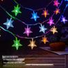 LED Solar String Lights: Outdoor Camping & Courtyard Tent Decor with Colored Bulb