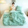 Waffle Milk Velvet 2-in-1 Pillow Quilt