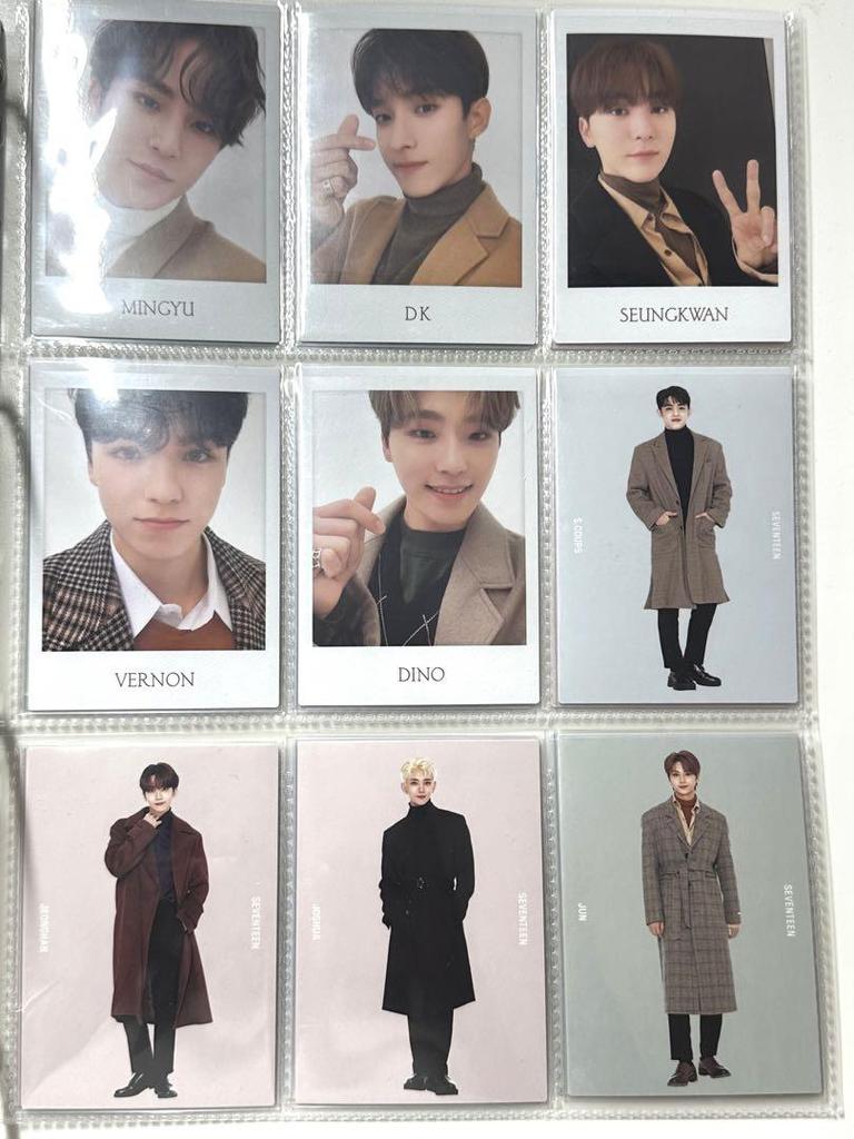 [USED] Seventeen Winter Trading Card 54 Complete Seventeen