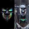 Kranie Hoved Motorcykel Reflekterende/Laser Regnbue Klistermærker Dekoration Moto Hjelm Motorcykel Scooter Karosseri Forrude Tilbehør Decals