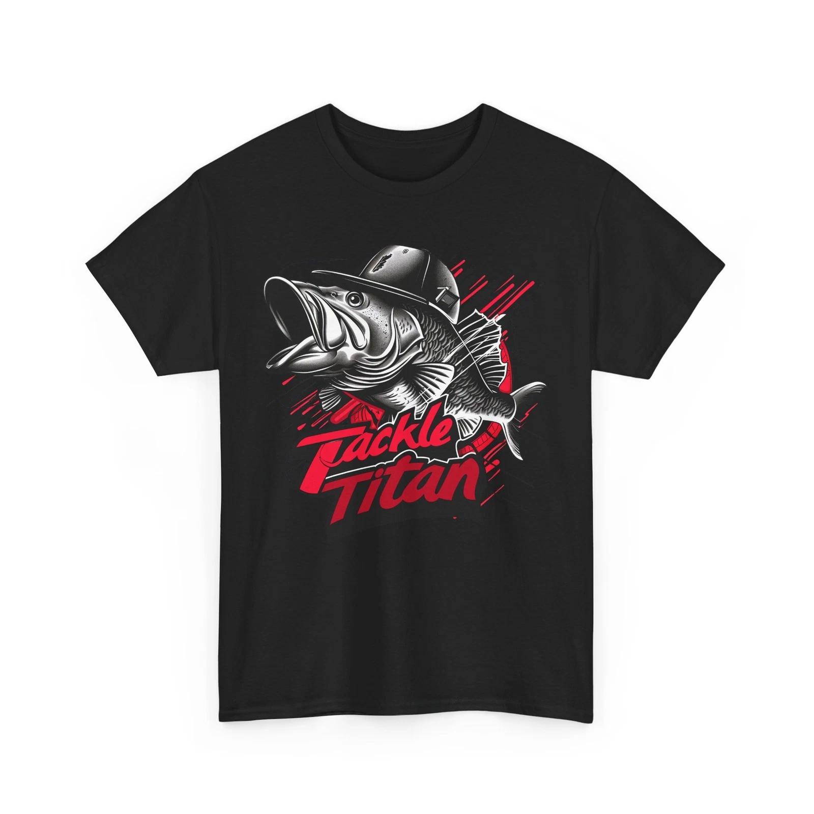 

Tackle Titan Fishing Therapy T-Shirt - Relaxing Angler Tee for Stress Relief L