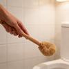 Toilet Brush With Long Handle And Coconut Fiber For Bathroom Cleaning