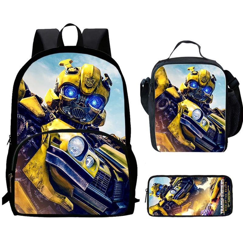 Transformers, Bumblebee Bag High Definition Multi-Function Oxford Lightweight Backpack