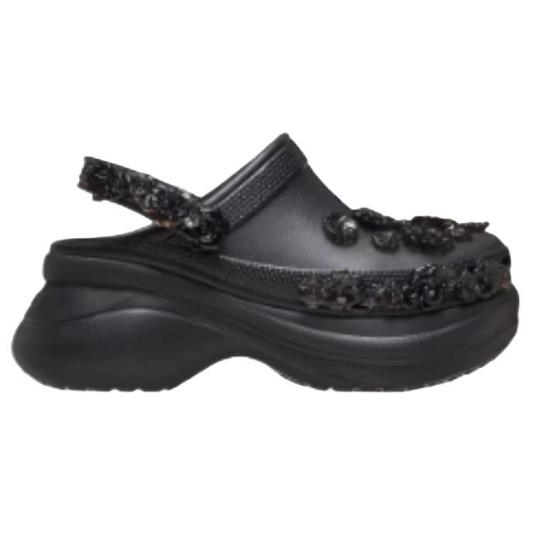 Crocs Bae Translucent Floral Clog Clogs Women's Black