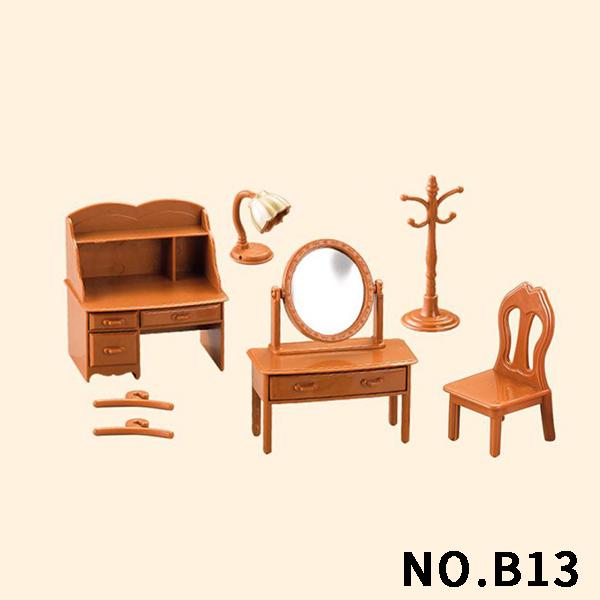 Non-Toxic Forest Animal 1/12 Dollhouse Furniture Bedroom Kitchen Bathroom Set Miniature Simulation Dolls Accessories Diy Toys Children
