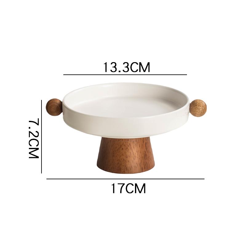 

Modern Ceramic Key Storage Tray Porch Decoration Aromatherapy Candle Holder Atmosphere Ornament Desktop Sundries Storage Tray