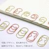 5WYOUKE Paper Clips of Cute Bookmark for Document Office 5 Designs in 3 with Storage Case [Set 30] Cat, Heart, Moon, Star, Clips, Metal,
